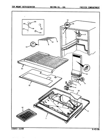 Diagram for RB17HA-1AL (BOM: 8C61B)