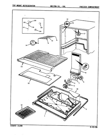 Diagram for RB17HA-1AL (BOM: 8C61B)