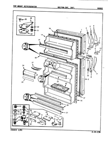 Diagram for RB17HA2AFL (BOM: 9B54A)