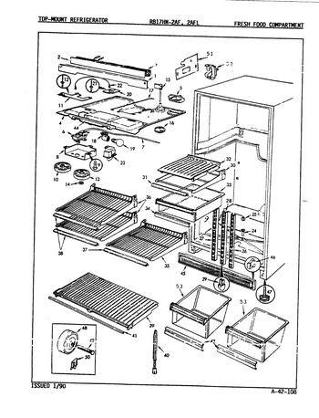 Diagram for RB17HA2AFL (BOM: 9B54A)