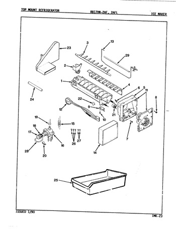 Diagram for RB17HA2AFL (BOM: 9B54A)