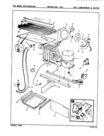 Diagram for RB17HA2AFL (BOM: 9B54A)