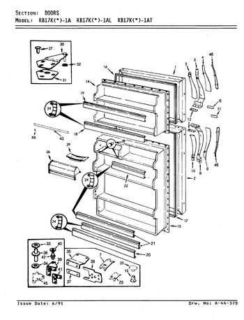 Diagram for RB17KA-1AL (BOM: AG22B)