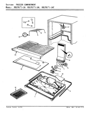 Diagram for RB17KA-1AL (BOM: AG22B)