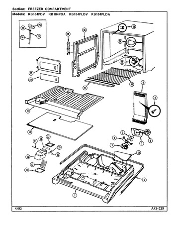 Diagram for RB184PLDA (BOM: DG45A)