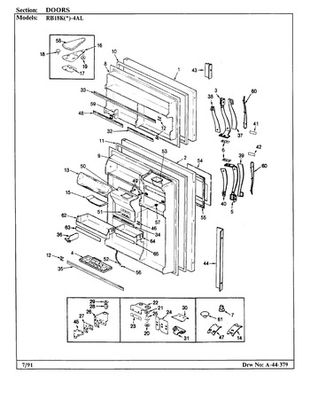 Diagram for RB18KA-4AL (BOM: BG44A)