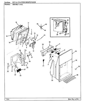 Diagram for RB18KA-4AL (BOM: AG44C)