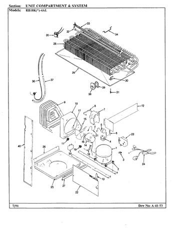 Diagram for RB18KN-4AL (BOM: AG44C)