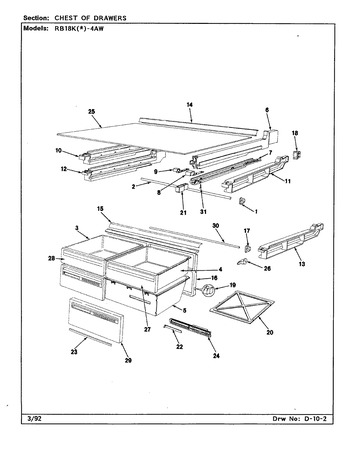 Diagram for RB18KN-4AW (BOM: AG43C)