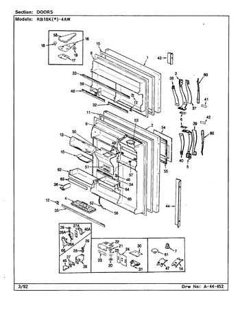 Diagram for RB18KN-4AW (BOM: AG43C)