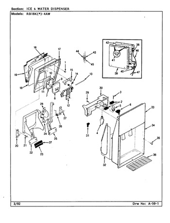 Diagram for RB18KN-4AW (BOM: AG43C)