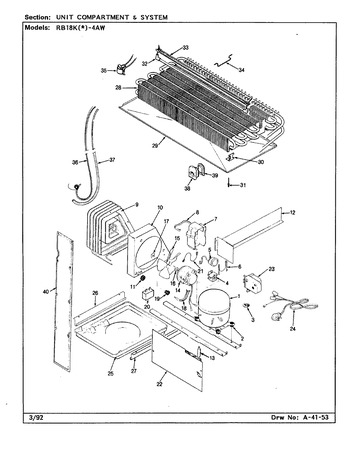 Diagram for RB18KN-4AW (BOM: AG43C)