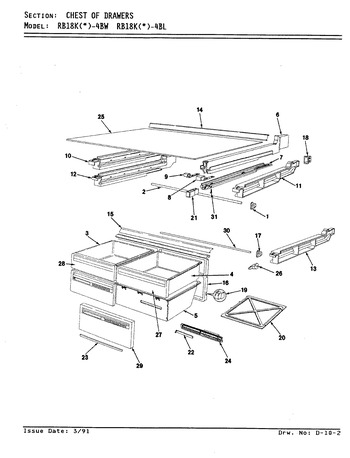 Diagram for RB18KA-4BL (BOM: BG47A)