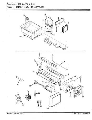 Diagram for RB18KA-4BL (BOM: BG47A)