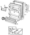 Diagram for 04 - Fresh Food Door