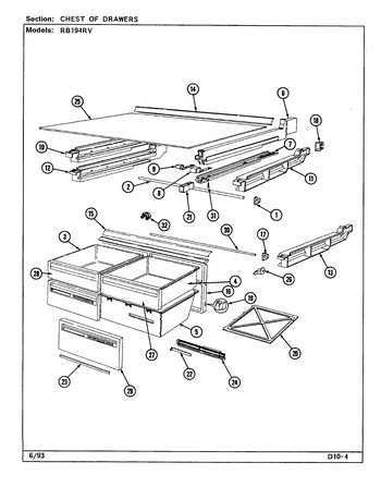 Diagram for RB194RV (BOM: DG68A)