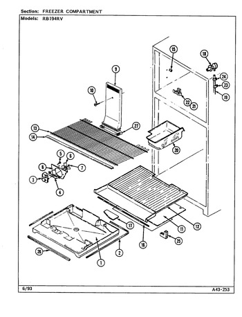 Diagram for RB194RV (BOM: DG68A)