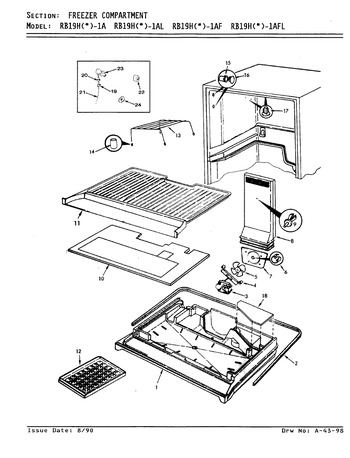 Diagram for RB19HN-1AF (BOM: 8C66A)