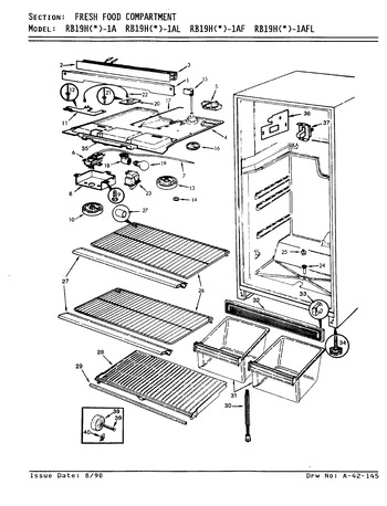 Diagram for RB19HA-1AF (BOM: 8C66A)