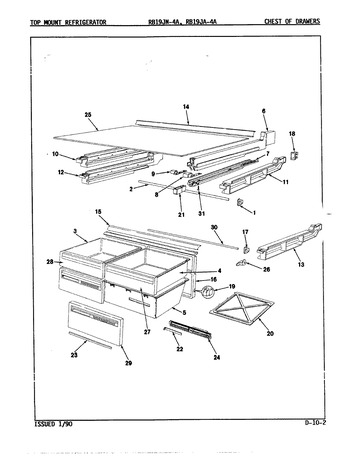 Diagram for RB19JN-4A (BOM: 9A21B)