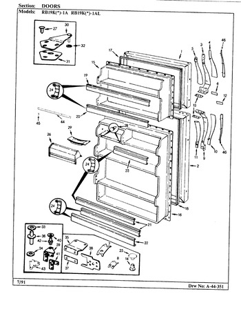 Diagram for RB19KA-1A (BOM: AG51A)