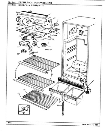 Diagram for RB19KA-1AL (BOM: AG52A)