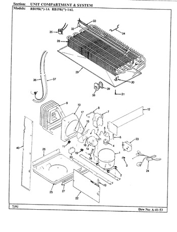 Diagram for RB19KA-1A (BOM: AG51A)