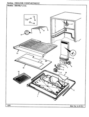 Diagram for RB19KA-1AL (BOM: BG52C)