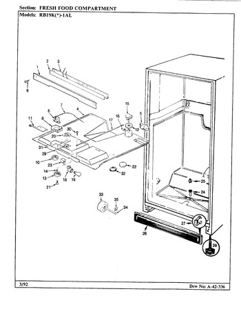 Diagram for RB19KA-1AL (BOM: BG52C)