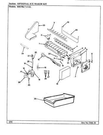 Diagram for RB19KA-1AL (BOM: BG52C)