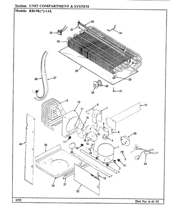 Diagram for RB19KA-1AL (BOM: BG52C)