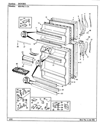 Diagram for RB19KY-2A (BOM: BG58A)