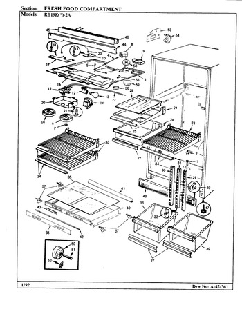 Diagram for RB19KY-2A (BOM: BG58A)