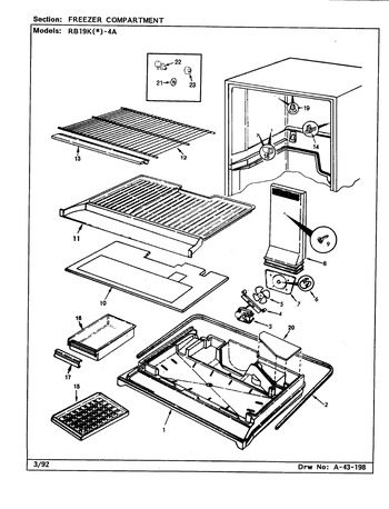 Diagram for RB19KA-4A (BOM: CG65A)