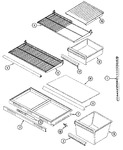 Diagram for 08 - Shelves & Accessories