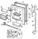 Diagram for 05 - Fresh Food Door