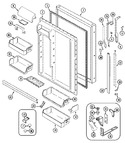 Diagram for 05 - Fresh Food Door