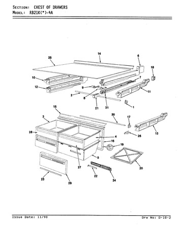 Diagram for RB21KA-4A (BOM: AG72D)