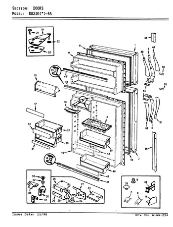 Diagram for RB21KA-4A (BOM: AG72D)