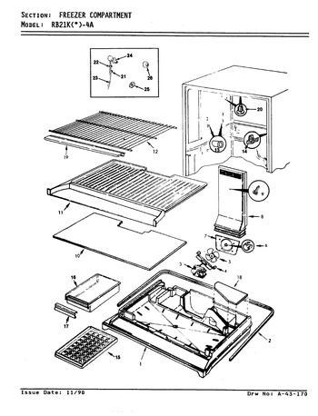 Diagram for RB21KA-4A (BOM: AG72D)