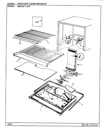 Diagram for RB21KN4AF (BOM: BG76B)