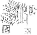 Diagram for 05 - Fresh Food Door