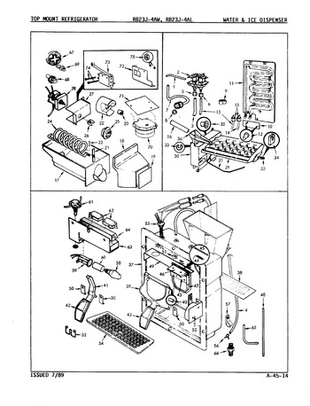 Diagram for RB23JA-4AW (BOM: 9A36A)