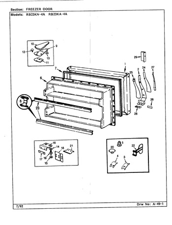 Diagram for RB23KA-4A (BOM: BG95C)