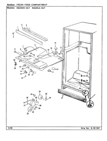 Diagram for RB23KA-4AT (BOM: CL95A)