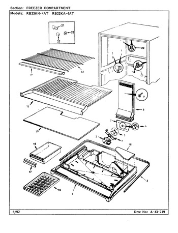 Diagram for RB23KA-4AT (BOM: CL95A)