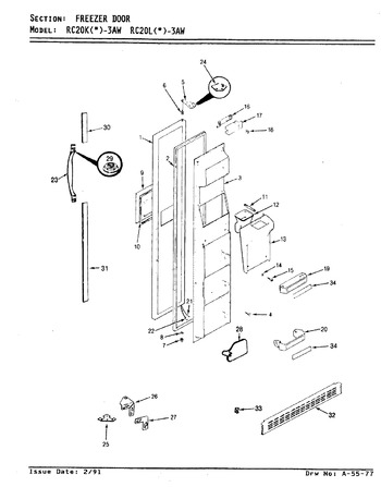 Diagram for RC20LA-3AW (BOM: BS10A)