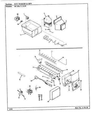 Diagram for RC20LN-3AW (BOM: BS10B)