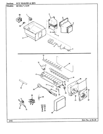 Diagram for RC20LN-3AW (BOM: BS10B)