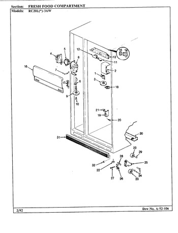 Diagram for RC20LN-3AW (BOM: BS10B)